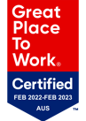 Great place to work 2022 - Export Finance Australia